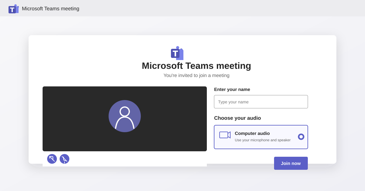 Microsoft Teams meeting